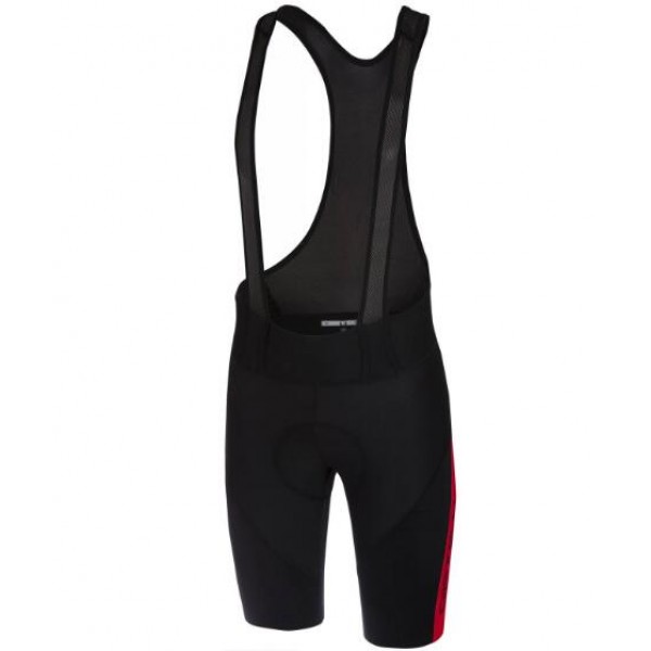 Castelli VELOCISSIMO Red Korte Fietsbroeken Bib