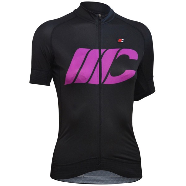 Cipollini Prestige Dames Black Violet Wielershirt Korte Mouw