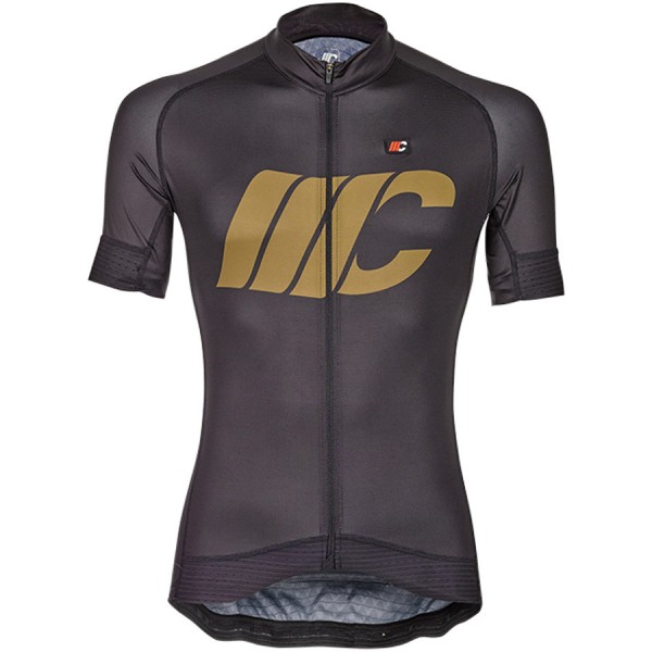 Cipollini Prestige Zwart Gold Wielershirt Korte Mouw