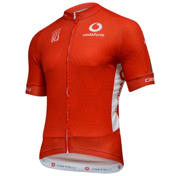 Giro D'Italia U23 2018 Rood Wielershirt Korte Mouw