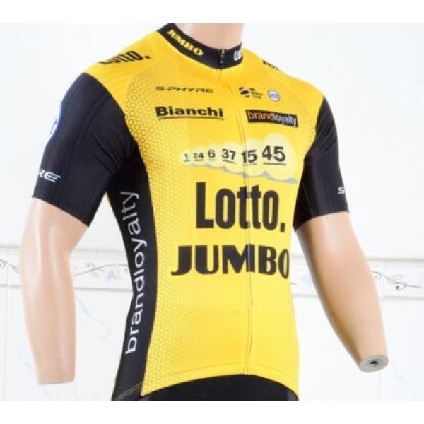 LottoNL-Jumbo 2018 Wielershirt Korte Mouw