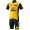 LottoNL-Jumbo 2018 Fietskleding Set Wielershirt Korte Mouw+Korte Fietsbroeken