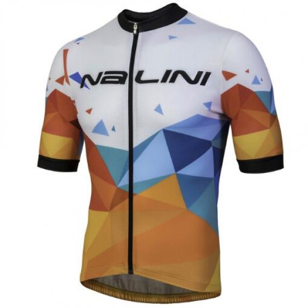 Nalini AHS Discesa Blue Wielershirt Korte Mouw