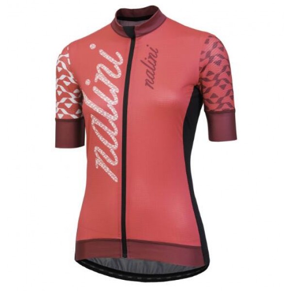 Nalini AHS Stilosa Red Dames Wielershirt Korte Mouw