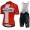 Quick Step Floors PRR 2018-Champion Denmark Fietskleding Set Wielershirt Korte+Korte Fietsbroeken Bib