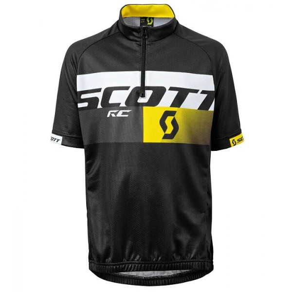 Scott RC Zwart Kinderen Wielershirt Korte Mouw