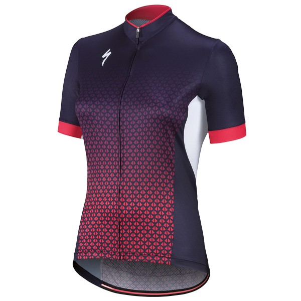 Specialized SL Elite-Blauw Dames Wielershirt Korte Mouw