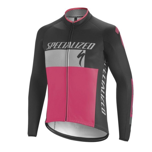 Specialized Element RBX Comp Logo-Rosa M/L Wielershirt Lange Mouw