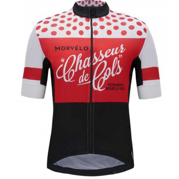 2017 Morvelo Nauty Nth Wielershirt Met Korte Mouwen Rood