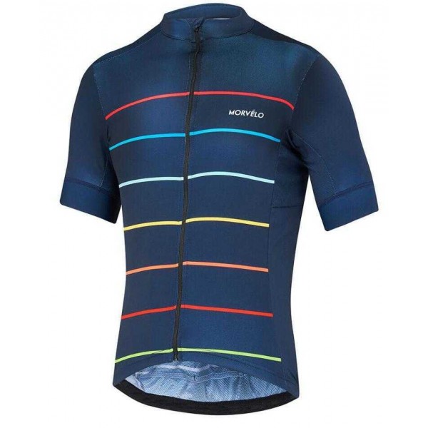 2017 Morvelo Nauty Nth Wielershirt Met Korte Mouwen Blauw