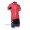 Nalini Functicnal TI Wielerkleding Set Set Wielershirts Korte Mouw+Fietsbroek Rood