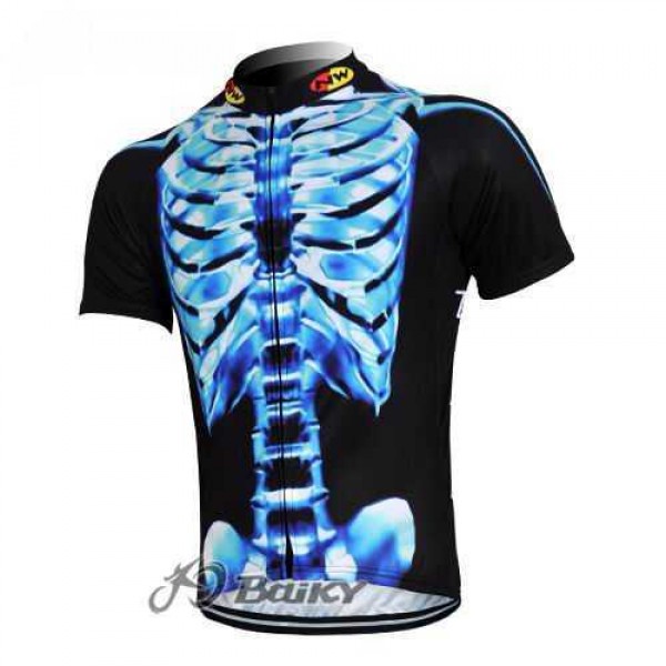 Northwave Pro Team Wielershirt Met Korte Mouwen Zwart Blauw