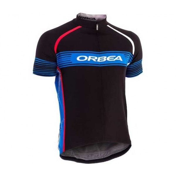 2015 Orbea Zwart-Blauw Wielershirt Met Korte Mouwen