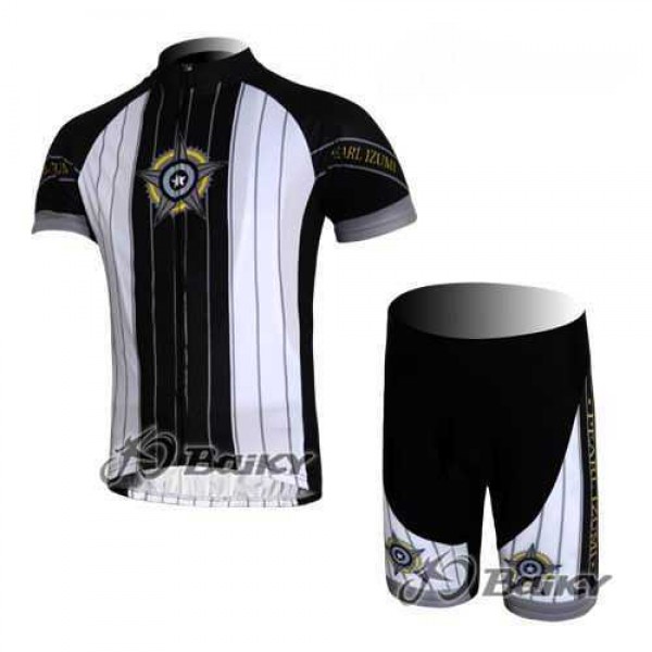 Pearl Izumi Pro Team Fietskleding Wielershirts Korte+Korte Fietsbroeken Wit Zwart