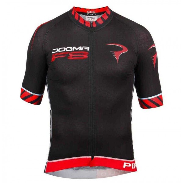 2016 Trikot Pinarello Tour F8 Wielershirt Korte Mouw Rood