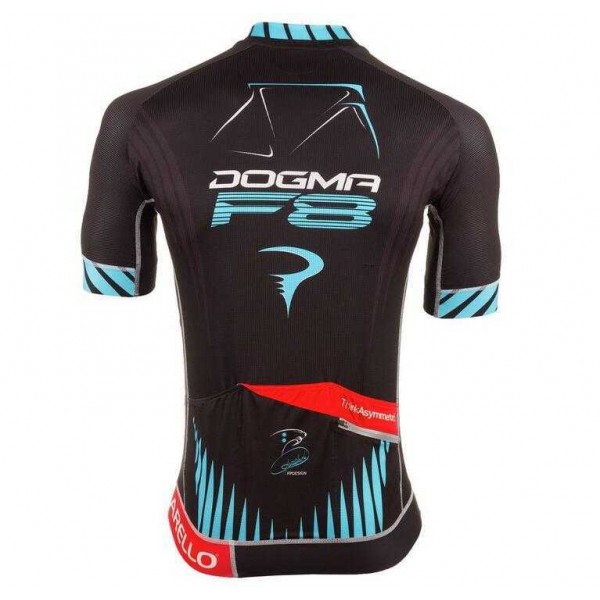 2016 Trikot Pinarello Tour F8 Wielershirt Korte Mouw Blauw