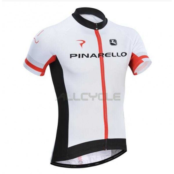 2016 Pinarello Wielershirt Korte Mouw Wit