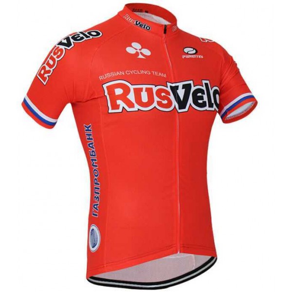 2015 RusVelo Wielershirt Met Korte Mouwen