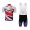 Sky British Fietskleding Set Fietsshirt Met Korte Mouwen+Korte Koersbroek