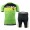 2015 Scott RC Wielerkleding Set Wielershirt Korte Mouwen+Fietsbroek Korte Groen