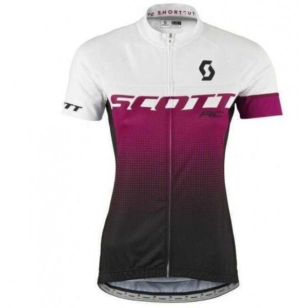 2016-2017 Scott RC Wielershirt Met Korte Mouwen Purper