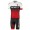 2016-2017 Scott RC Fietskleding Set Fietsshirt Met Korte Mouwen+Korte Koersbroek Rood