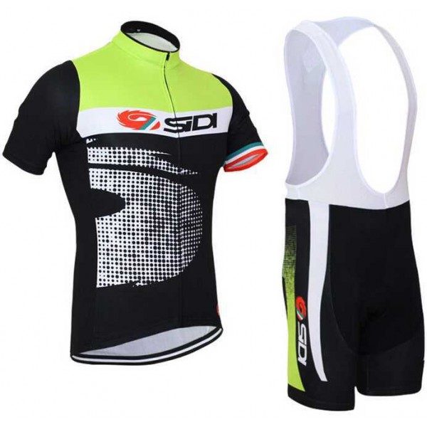 2015 SIDI Fietskleding Set Fietsshirt Met Korte Mouwen+Korte Koersbroek