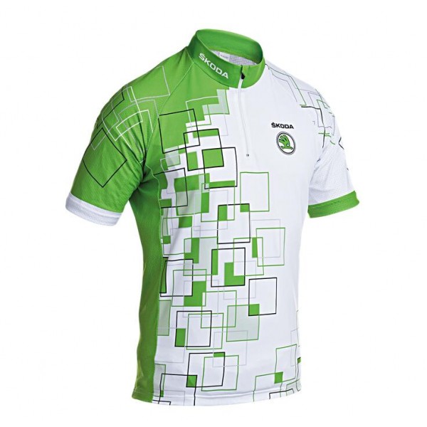 2016 SKODA Wielershirt Korte Mouw Heren Groen