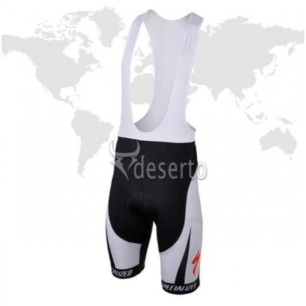 Specialized Korte Koersbroek Wit Rood Zwart 2013