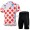 Tour De France Dot-Achtige Wielerkleding Set Wielershirts Korte Mouw+Fietsbroek
