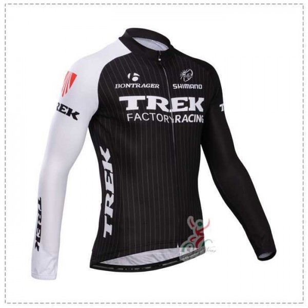 Trek 2014 Wielershirt Lange Mouw Zwart