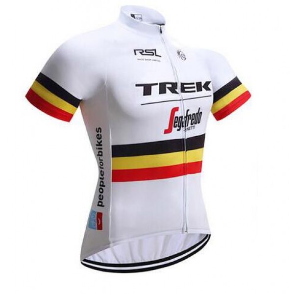 2017 Trek Wielershirt Met Korte Mouwen Wit