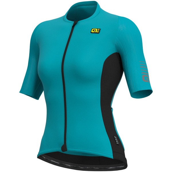 Dames Ale R-EV1 Race-Blauw Wielershirt Korte Mouw